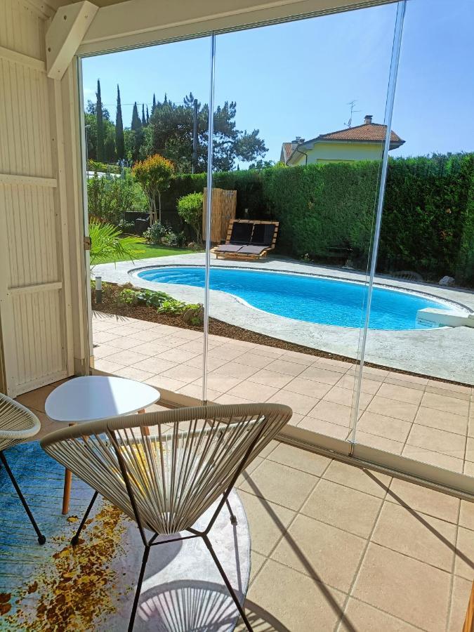 Picnic Room And Pool Castelnuovo del Garda Exterior foto